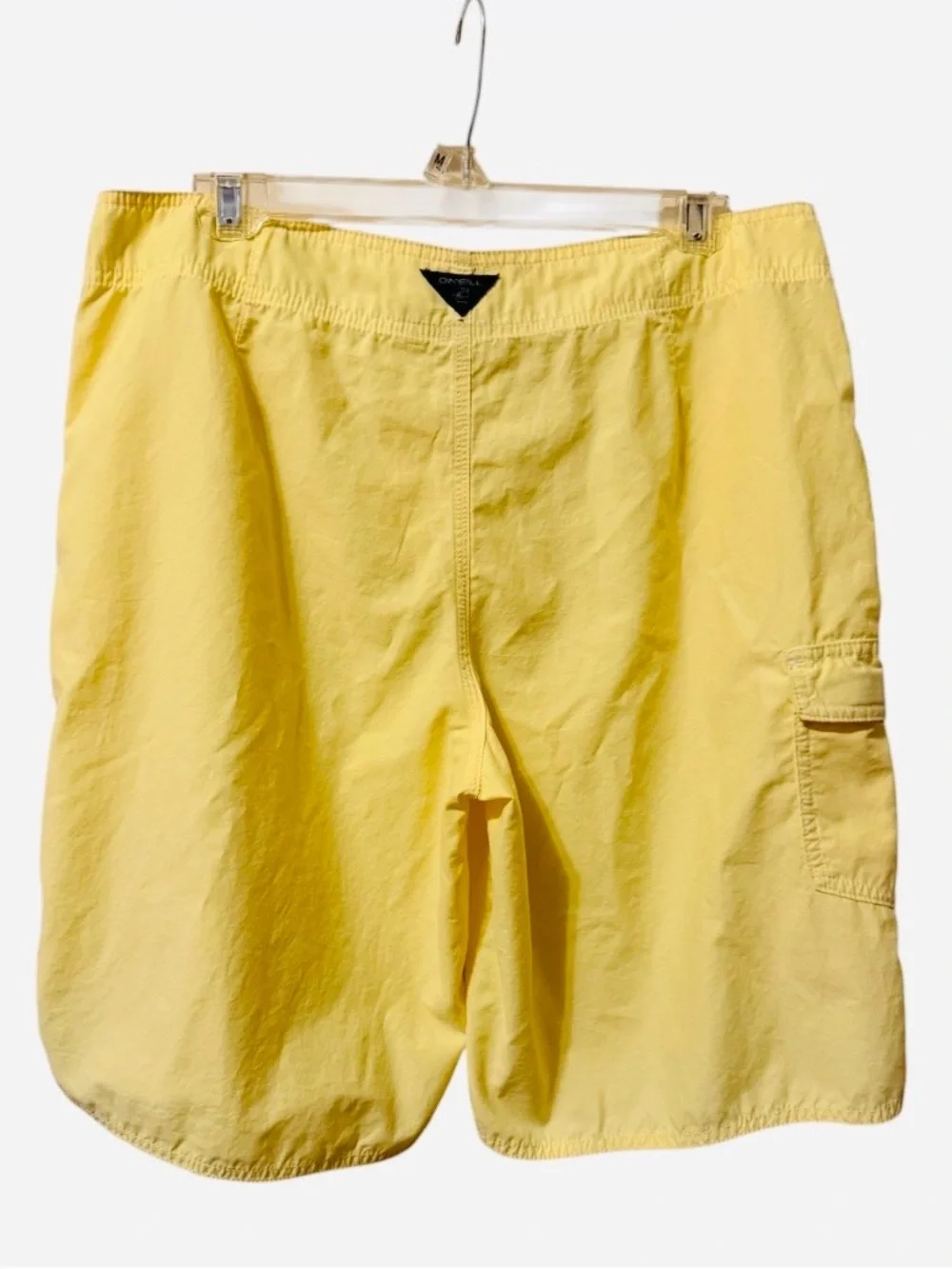 O’Neill VTG Pale Yellow Men's Boardshorts with Velcro White Drawstring Shorts⭐️